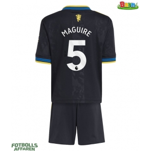 Manchester United Harry Maguire #5 Tredjeställ Barn 2025-26 Kortärmad (+ Korta byxor)